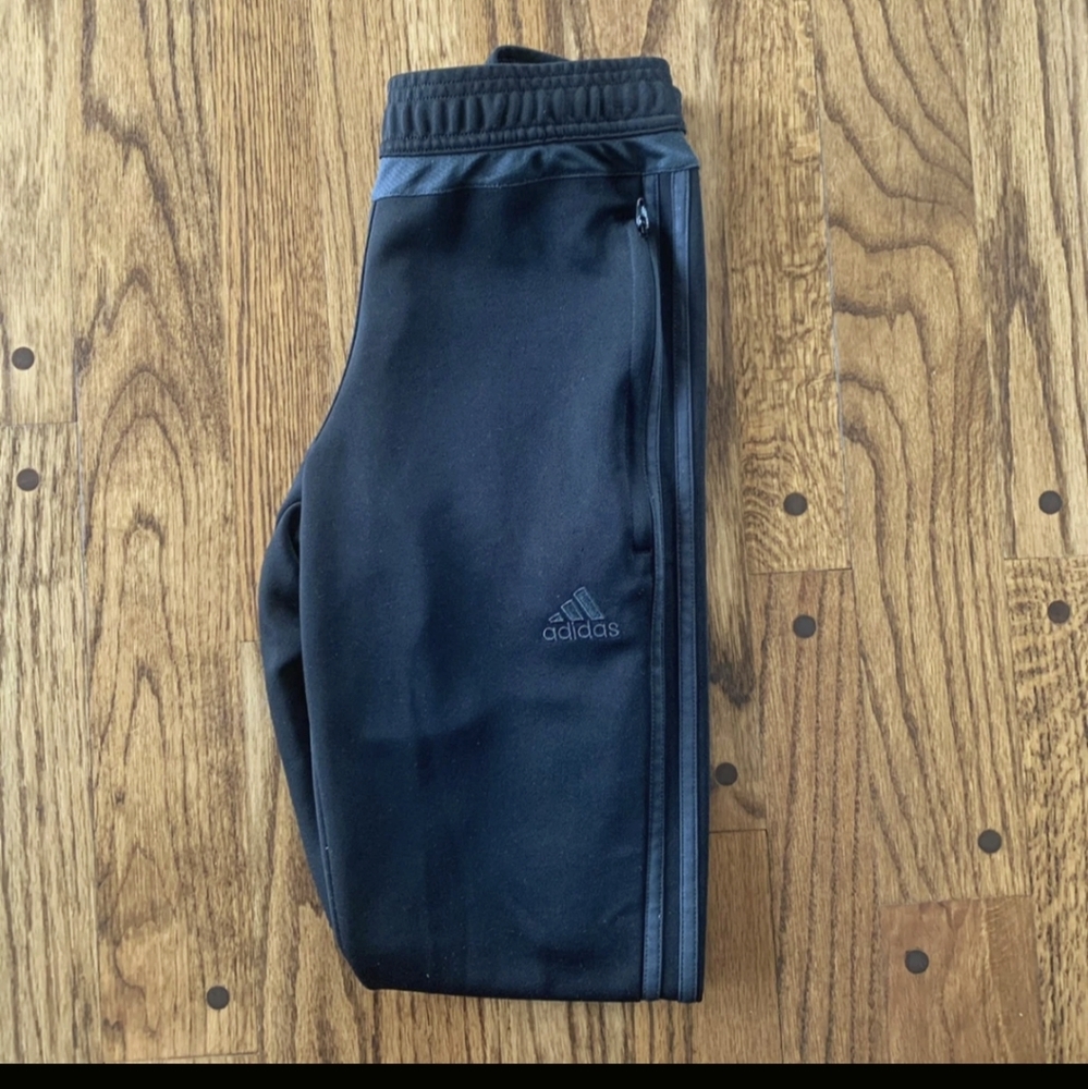 Adidas Black/Dark Grey Sweatpants XS